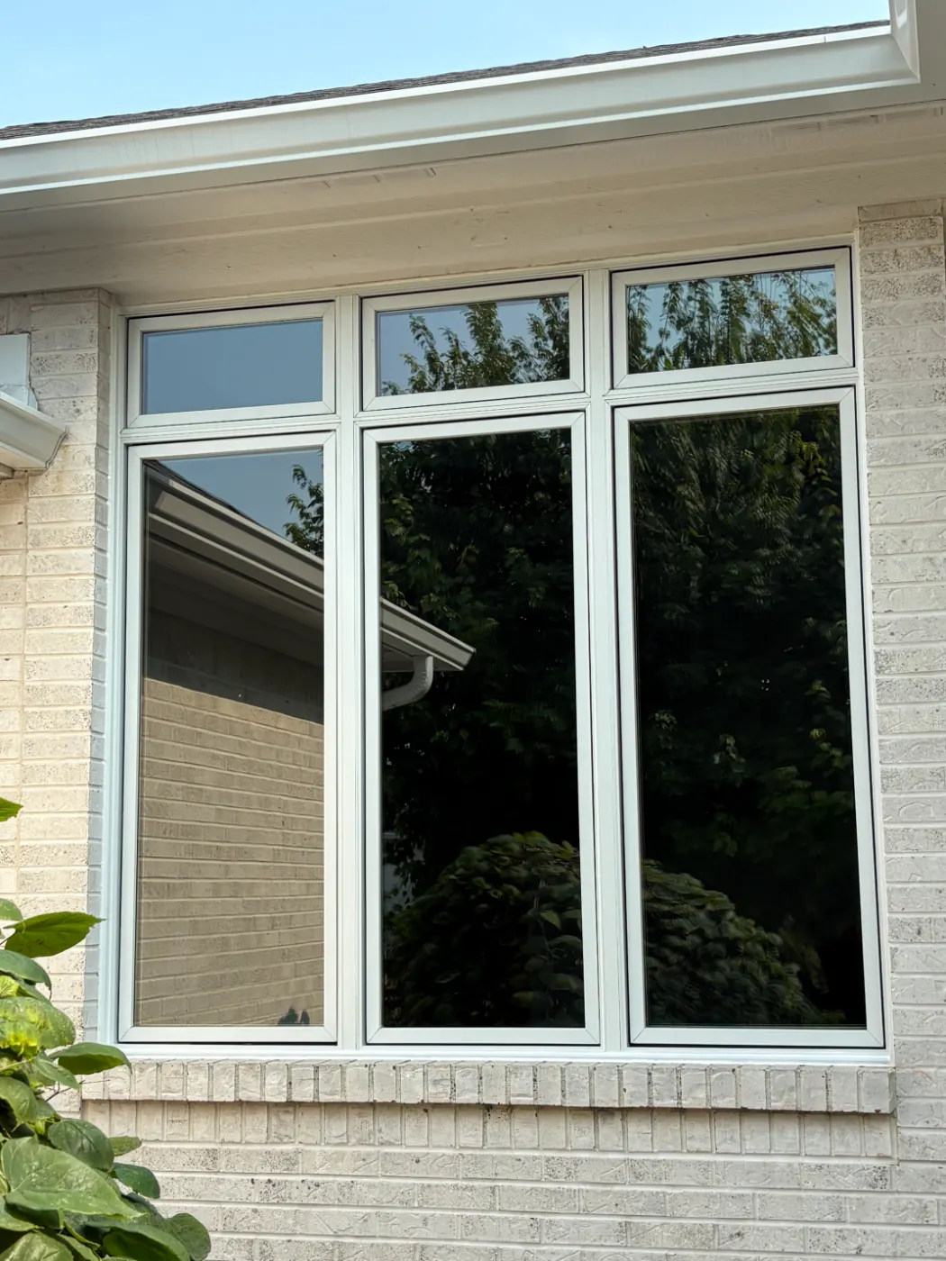 Energy-efficient windows installed in a Chapel Pines home